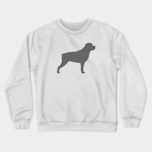 Rottweiler Dog Breed Silhouette Crewneck Sweatshirt